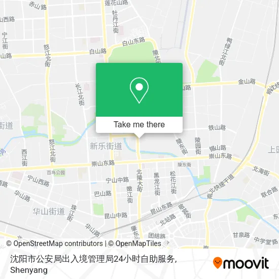 沈阳市公安局出入境管理局24小时自助服务 map