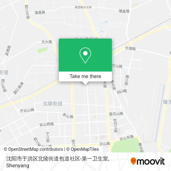 沈阳市于洪区北陵街道包道社区-第一卫生室 map