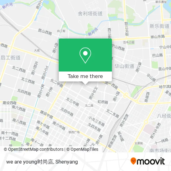 we are young时尚店 map