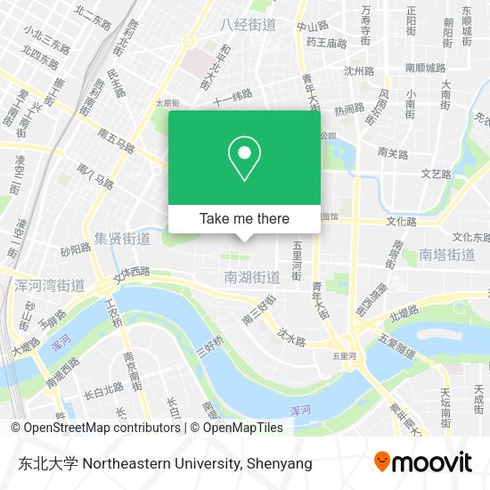 东北大学 Northeastern University map