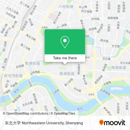 东北大学 Northeastern University map
