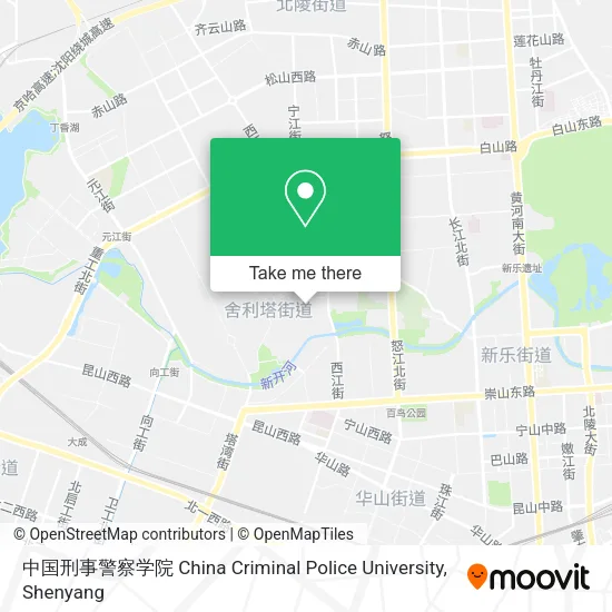 中国刑事警察学院 China Criminal Police University map