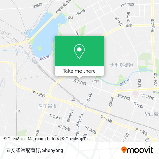 泰安泽汽配商行 map