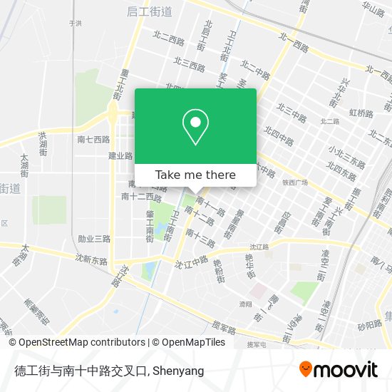 德工街与南十中路交叉口 map