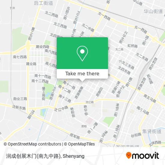 润成创展木门(南九中路) map