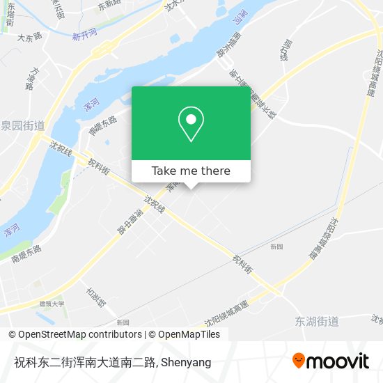 祝科东二街浑南大道南二路 map