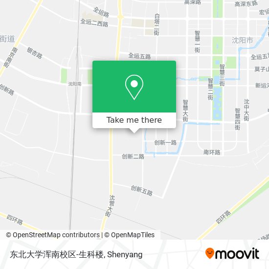 东北大学浑南校区-生科楼 map