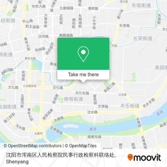 沈阳市浑南区人民检察院民事行政检察科联络处 map