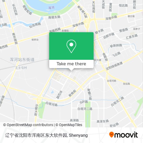 辽宁省沈阳市浑南区东大软件园 map