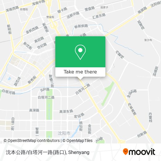 沈本公路/白塔河一路(路口) map