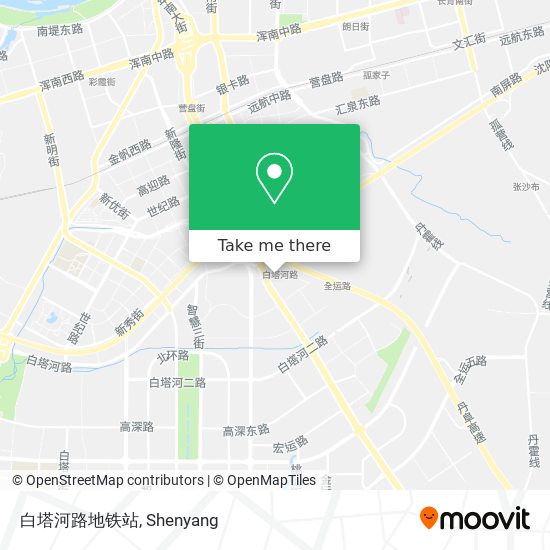 白塔河路地铁站 map
