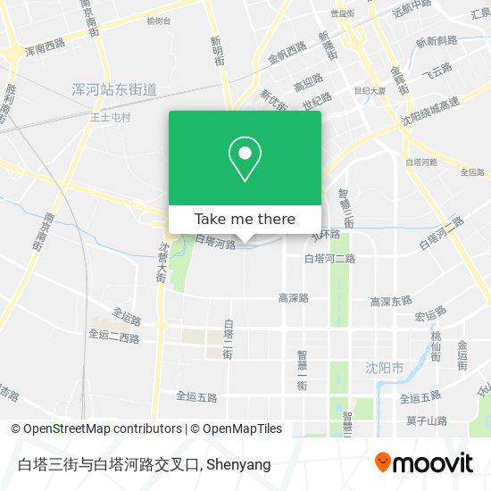 白塔三街与白塔河路交叉口 map