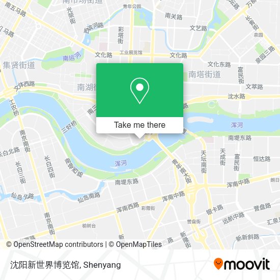 沈阳新世界博览馆 map