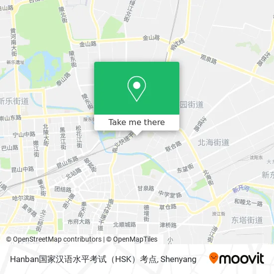 Hanban国家汉语水平考试（HSK）考点 map