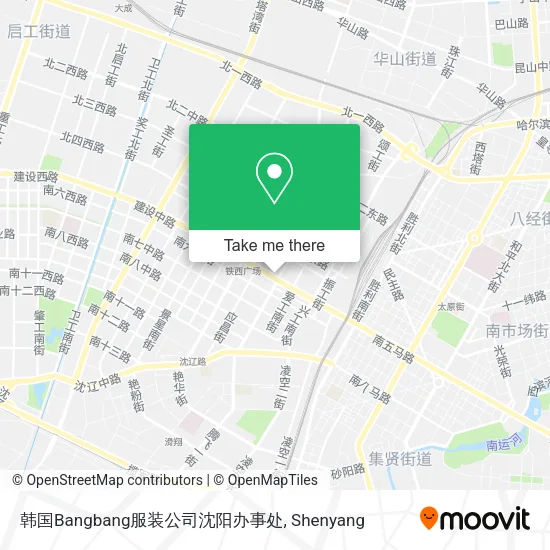 韩国Bangbang服装公司沈阳办事处 map