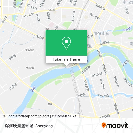 浑河晚渡篮球场 map