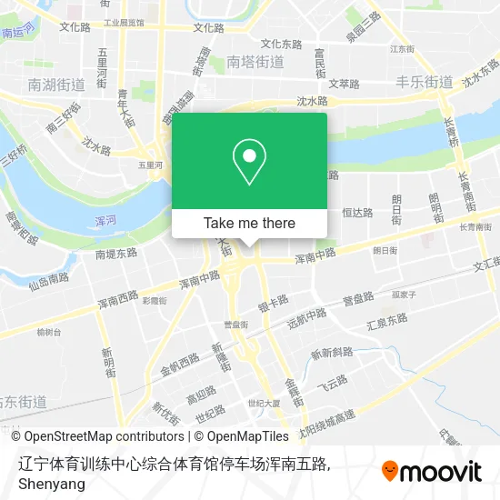 辽宁体育训练中心综合体育馆停车场浑南五路 map