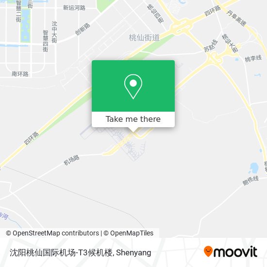 沈阳桃仙国际机场-T3候机楼 map