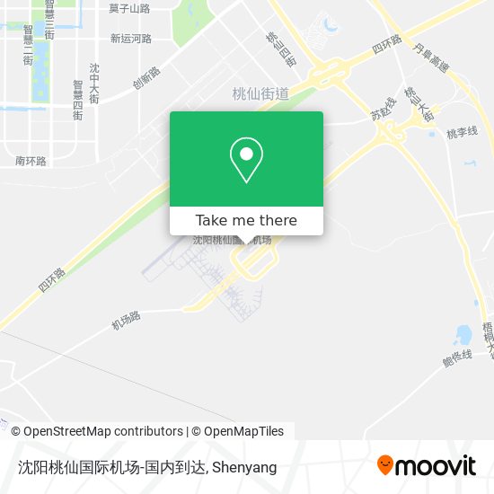 沈阳桃仙国际机场-国内到达 map