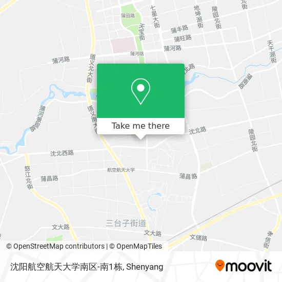 沈阳航空航天大学南区-南1栋 map