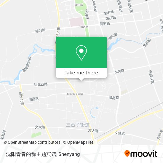 沈阳青春的驿主题宾馆 map