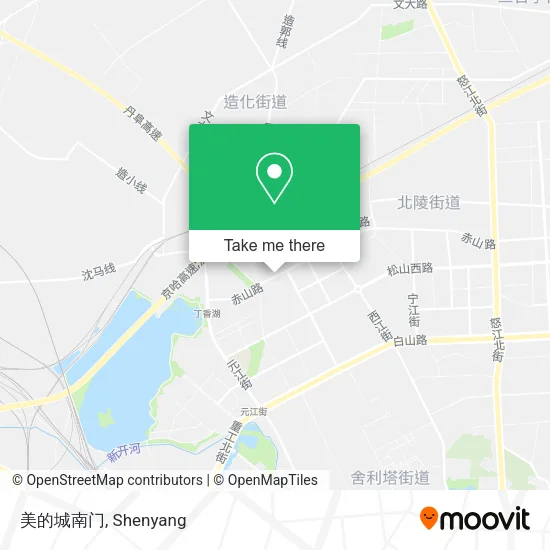 美的城南门 map