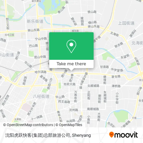沈阳虎跃快客(集团)总部旅游公司 map