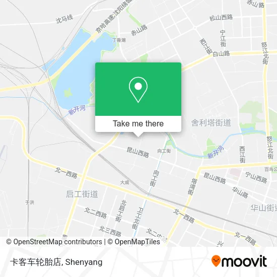 卡客车轮胎店 map