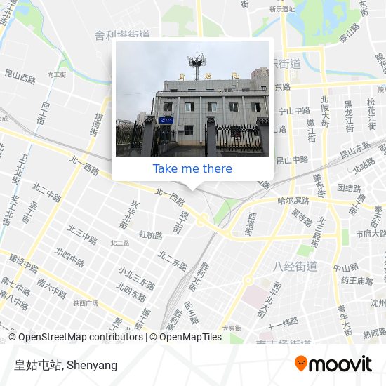 皇姑屯站 map