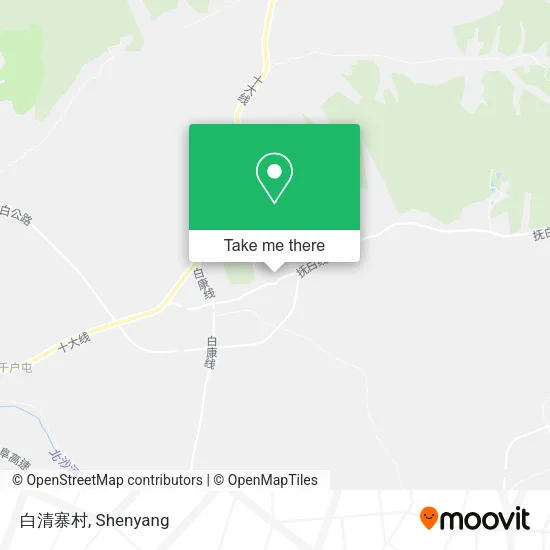 白清寨村 map