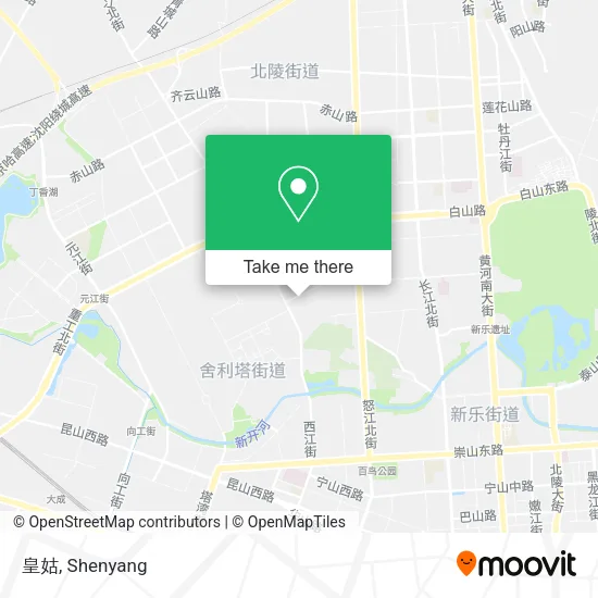 皇姑 map