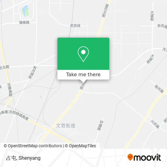 占屯 map