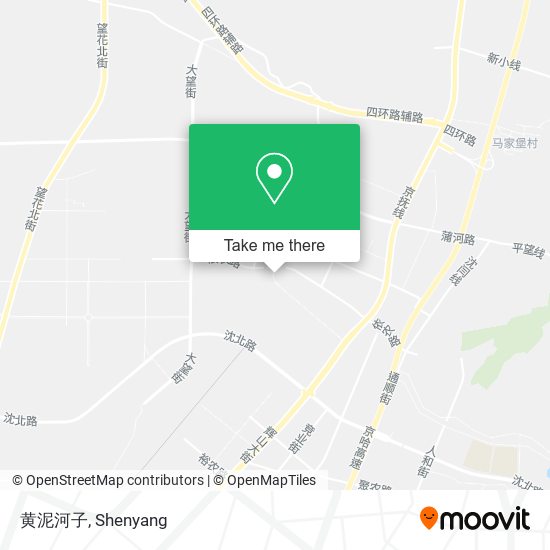 黄泥河子 map