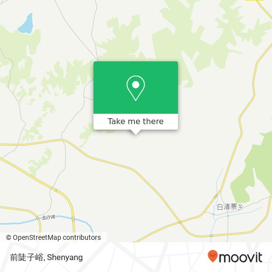 前陡子峪 map