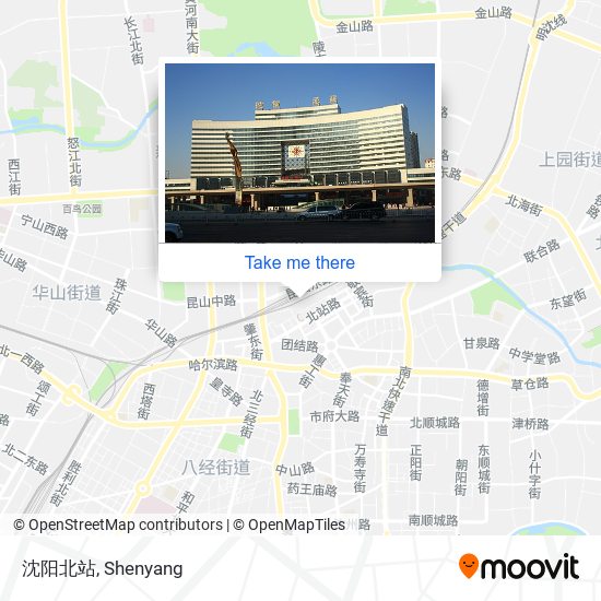 沈阳北站 map