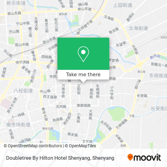 Doubletree By Hilton Hotel Shenyang map