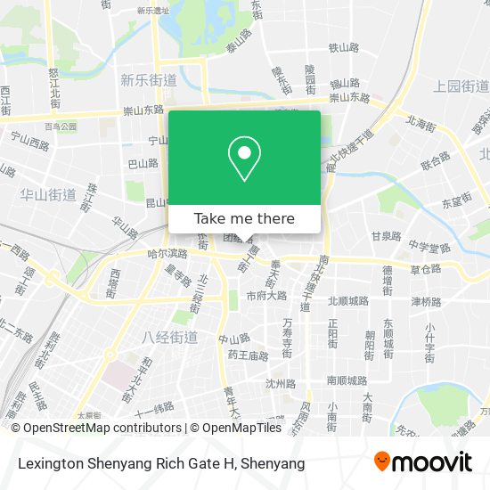 Lexington Shenyang Rich Gate H map