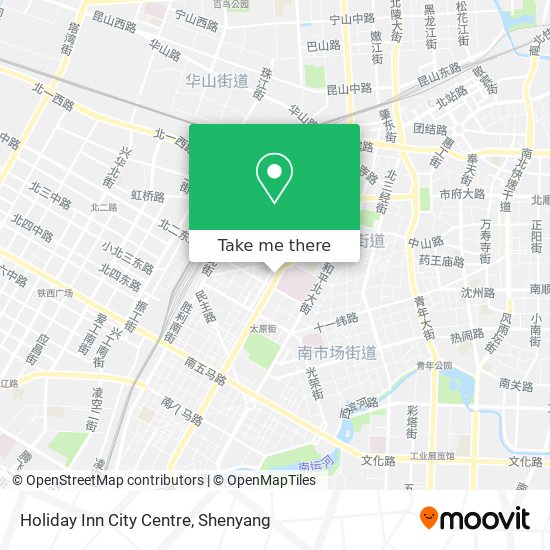 Holiday Inn City Centre map