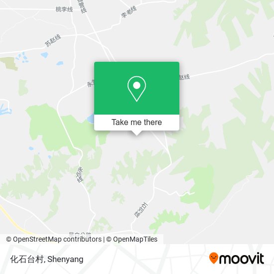 化石台村 map