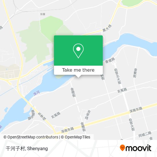 干河子村 map