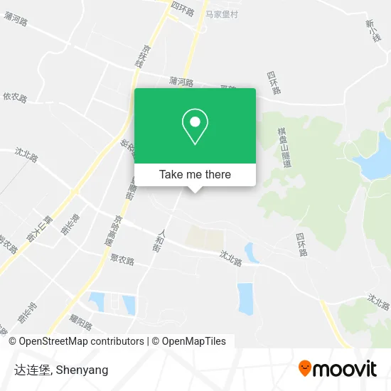 达连堡 map