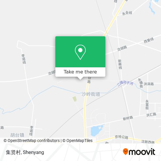 集贤村 map