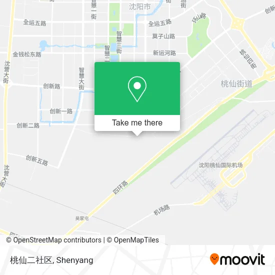 桃仙二社区 map