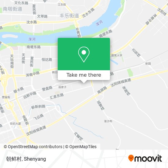 朝鲜村 map