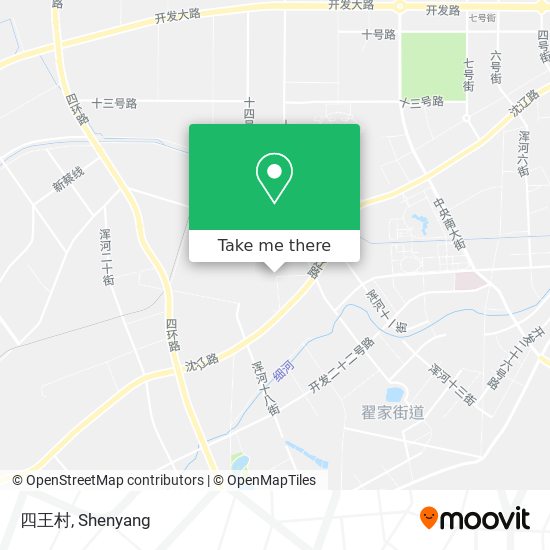 四王村 map