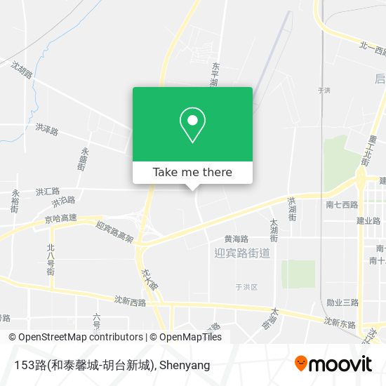 153路(和泰馨城-胡台新城) map