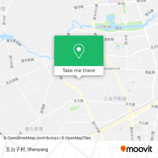 五台子村 map