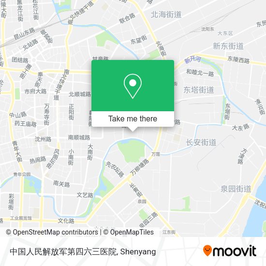 中国人民解放军第四六三医院 map