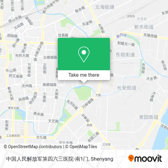 中国人民解放军第四六三医院-南1门 map