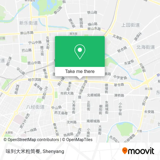 味到大米粒简餐 map